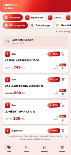 OfertaAL deals feed